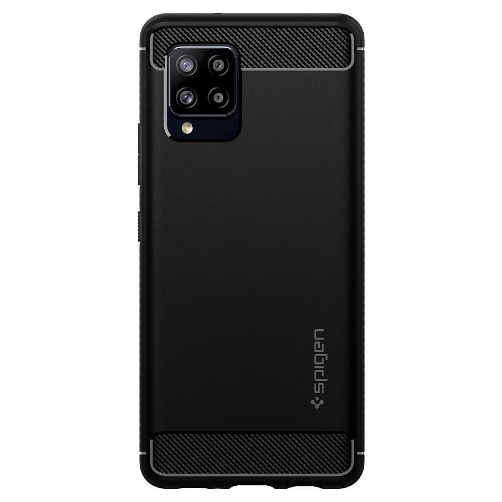 Spigen Samsung Gehäuse Rugged Armor Galaxy A42 5G Mattschwarz - 2