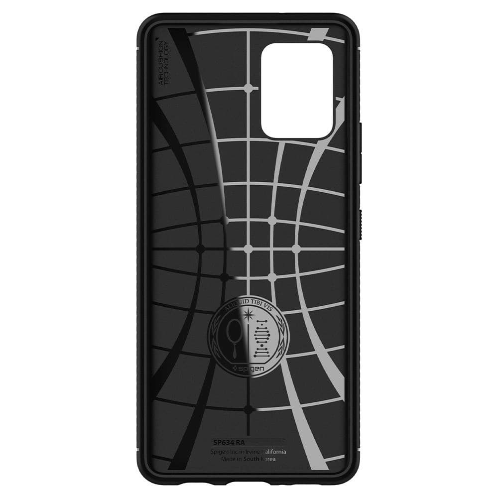 Spigen Samsung Gehäuse Rugged Armor Galaxy A42 5G Mattschwarz - 3