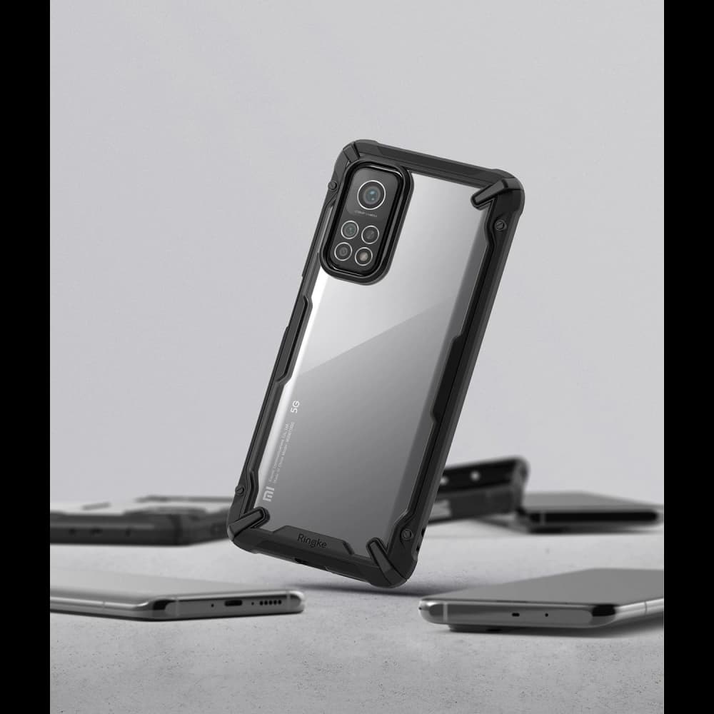 Etui Ringke Fusion-X Xiaomi Mi 10T/Pro Camo (Moro) černá - 6