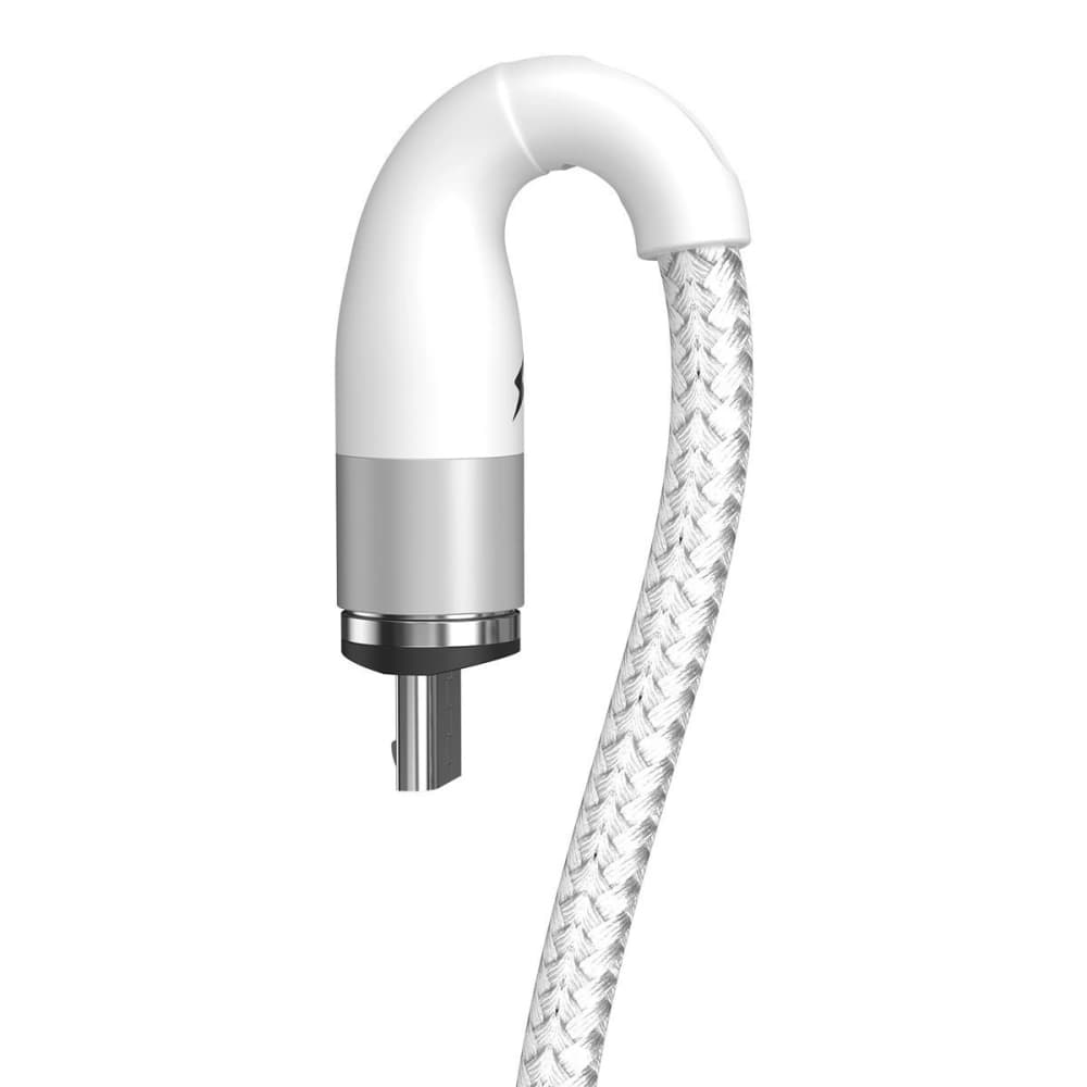 Kabel magnetický USB - Micro USB Baseus Zinc 2.1A 1m (bílý) - 2