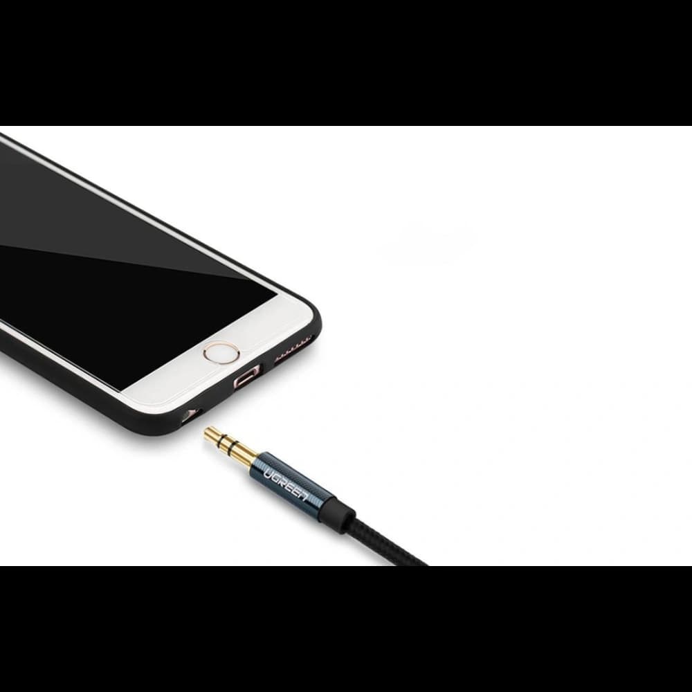 UGREEN AV122 Mini jack cable 3.5mm AUX 3m (blue) - 3