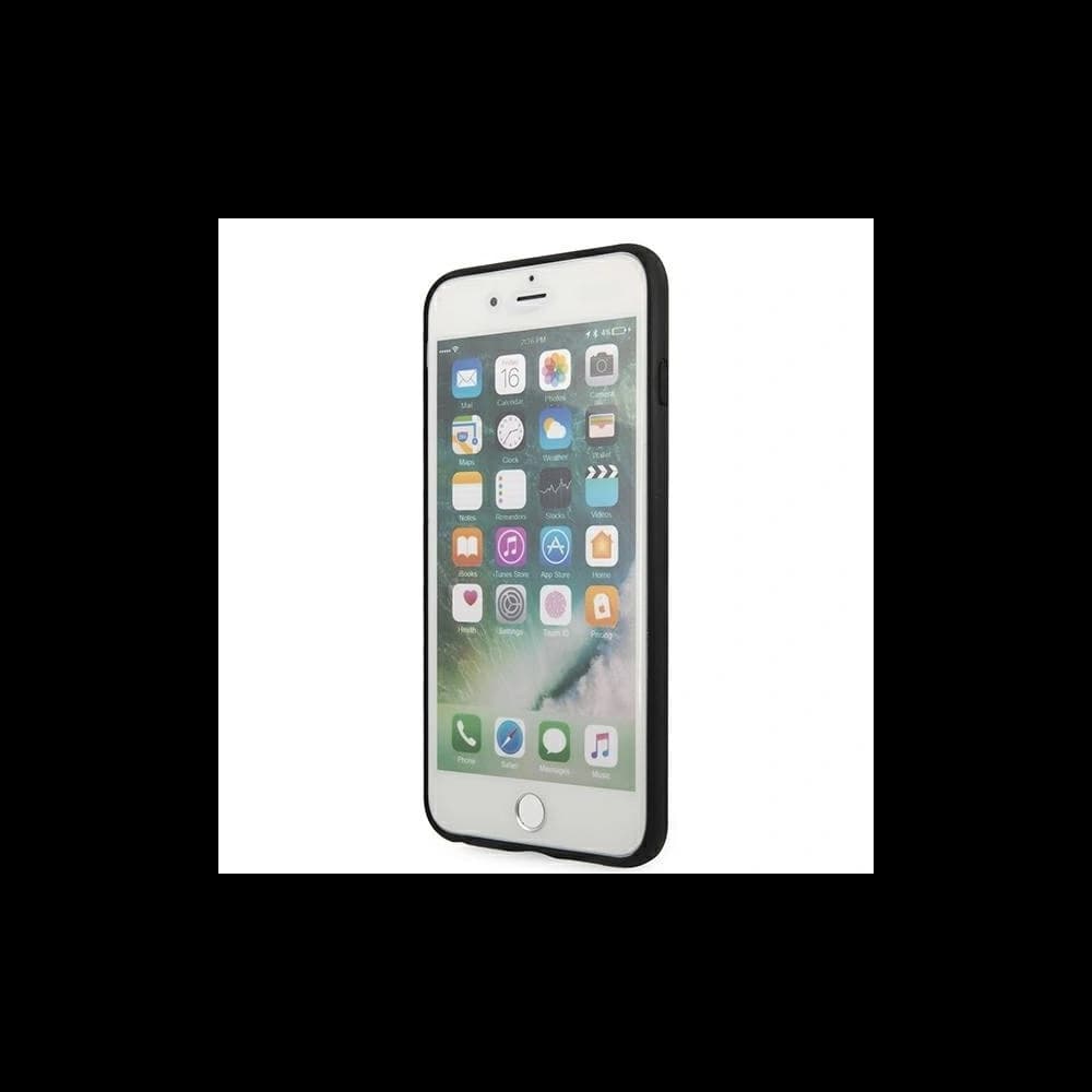 Guess Apple Tasche GUHCI8LPU4GHBK iPhone 8/7 Plus grau/grau Hartschale 4G Triangle Collection - 5