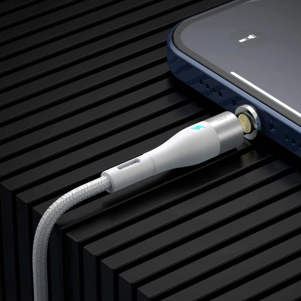 Baseus USB-Kabel Fast 4in1 USB zu USB-C / Lightning / Micro 3A 1m (weiß) - 8