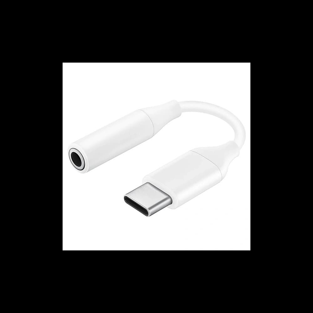Adapter Samsung EE-UC10JUW USB-C la jack 3,5mm fast charge alb/white - 2