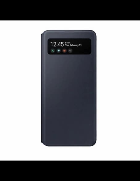 Etui Samsung Galaxy A41 EF-EA415PB negru/black S View Wallet Cover