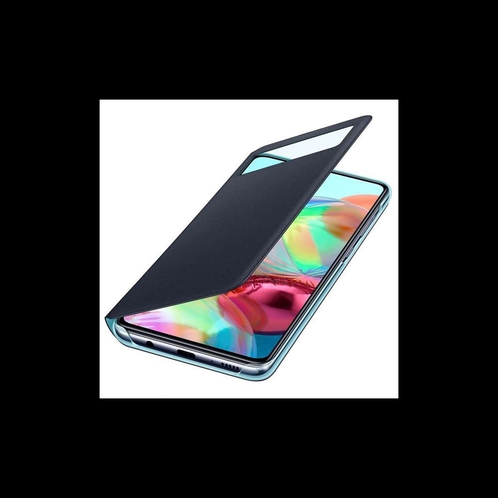 Samsung Galaxy A71 EF-EA715PB black S View Wallet Cover - 3