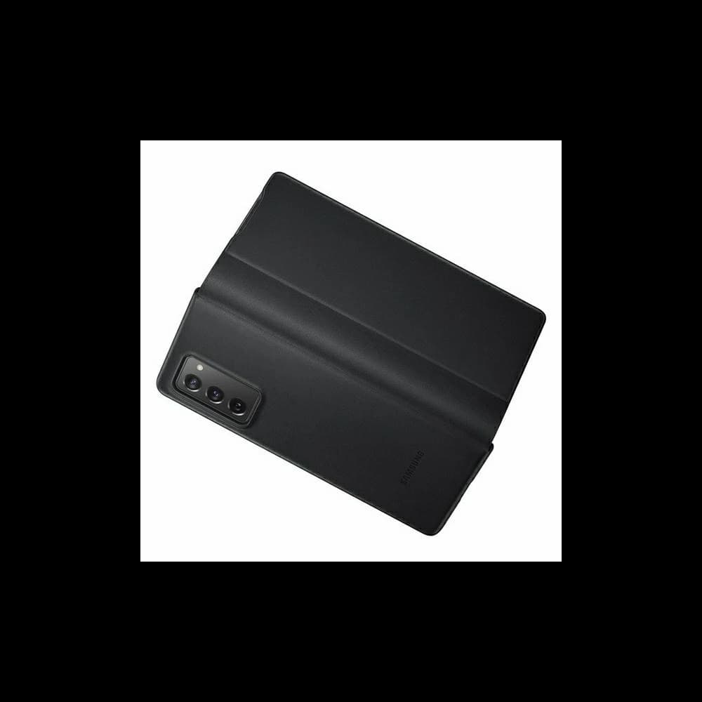 Etui Samsung Galaxy Z Fold 2 5G EF-FF916LB černé/black Leather Flip Cover - 5