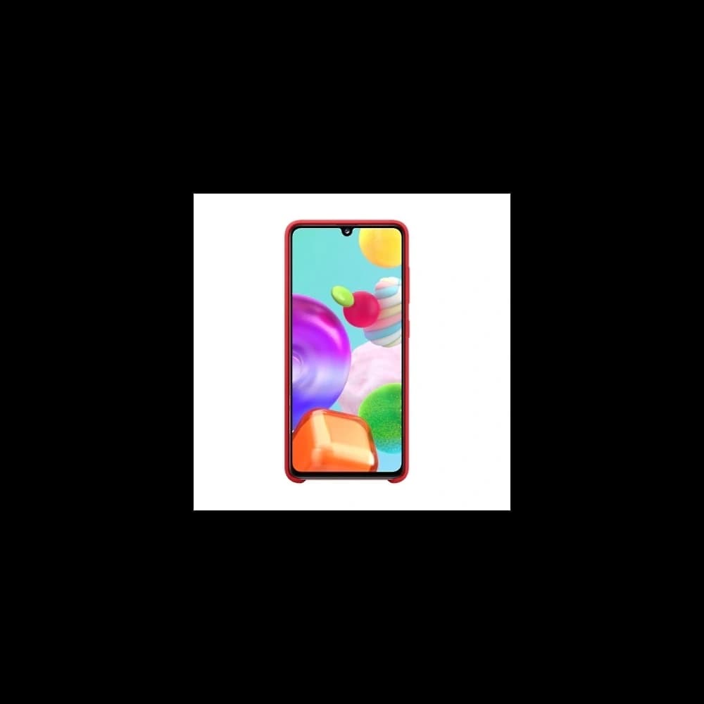 Samsung Gehäuse Galaxy A41 EF-PA415TR rot/rot Silikonhülle - 2