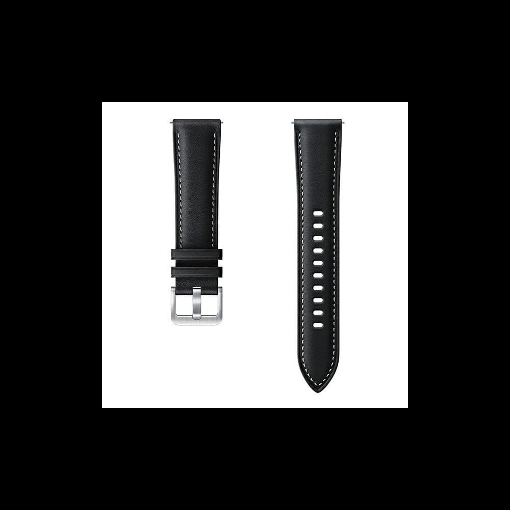 Samsung Armband Galaxy Watch ET-SLR85SBEGEU Stitch Leder schwarz/schwarz - 3