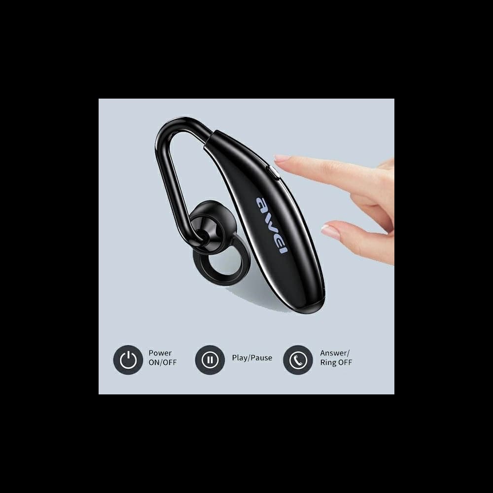 Căști AWEI Bluetooth mono N5 negru/black - 8