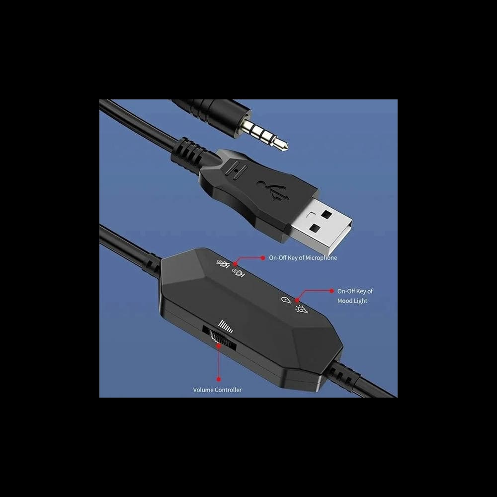 AWEI Gaming-Kopfhörer ES-770i In-Ear Gaming-Kopfhörer mit Mikrofon schwarz/schwarz - 7