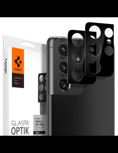 Spigen Optik Camera Lens Samsung Galaxy S21 Ultra Black