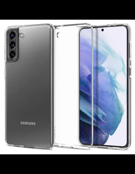 Etui Spigen Liquid Crystal Samsung Galaxy S21 Cristal Clar