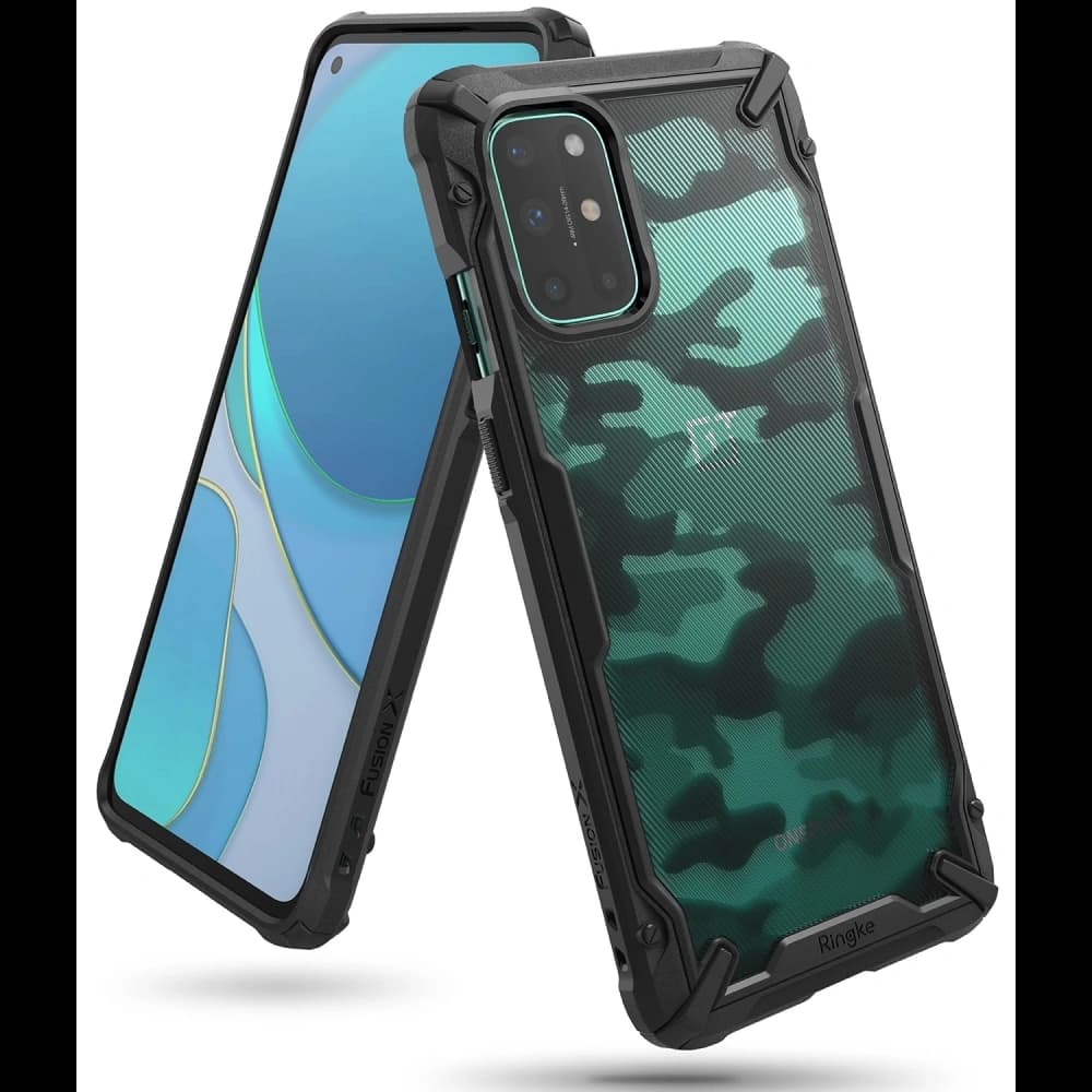 Etui Ringke Fusion-X OnePlus 8T Camo Black