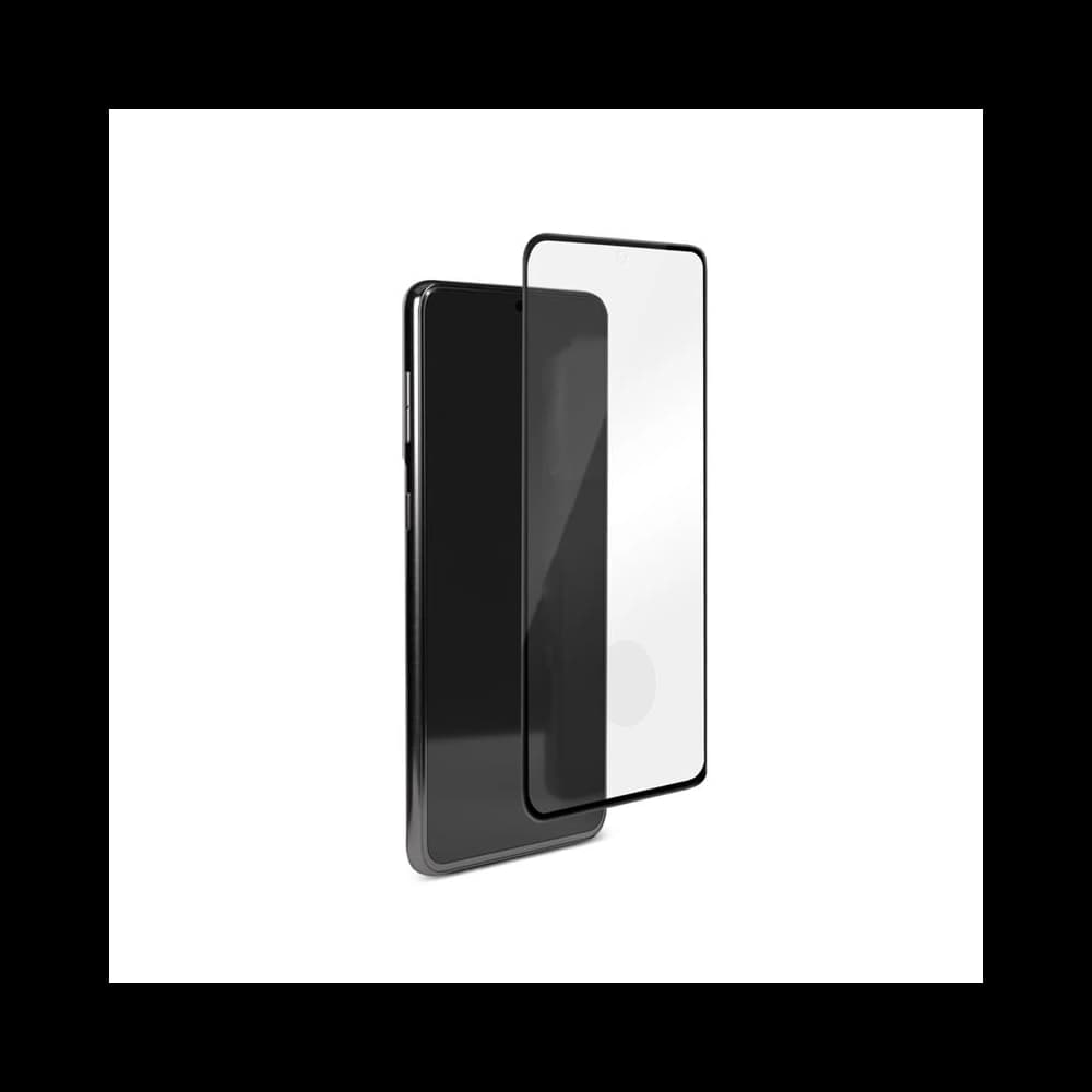 Samsung PURO Rahmen gehärtetes Glas Galaxy S21 (schwarz) - 1