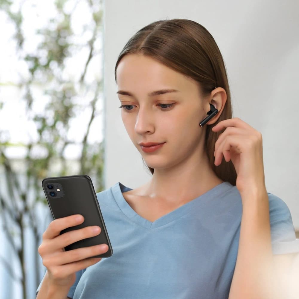 Baseus TWS Kopfhörer Encok W05, Bluetooth 5.0 (schwarz) - 10