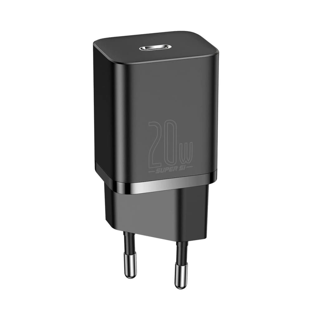 Ładowarka sieciowa Baseus Super Si Quick Charger 1C 20W z przewodem USB-C do Lightning 1m (czarna) - 2