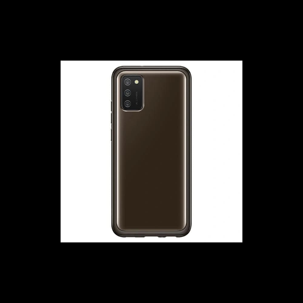 Samsung Gehäuse Galaxy A02s EF-QA026TB Klarsichthülle Schwarz - 1