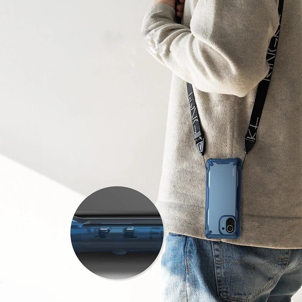 Ringke Xiaomi Tasche Fusion-X Design Mi 11 Camo (Moro) Schwarz - 4