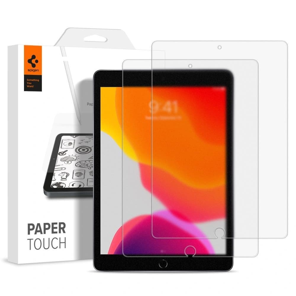 Folia Spigen Paper Touch Apple iPad 10.2 2019/2020/2021 (7., 8. a 9. generace)/iPad Air 10.5 2019 (3. generace) [2 PACK] - 1