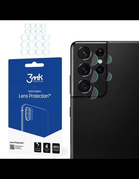 3MK Lens Protection Samsung Galaxy S21 Ultra [4 PACK]