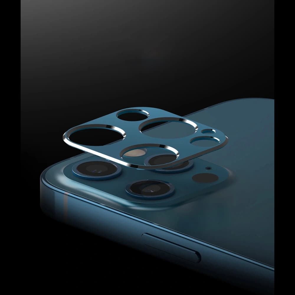 Nakładka Ringke Camera Styling Apple iPhone 12 Pro Max Albastru - 2