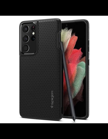 Spigen Liquid Air Pen Samsung Galaxy S21 Ultra Matte Black