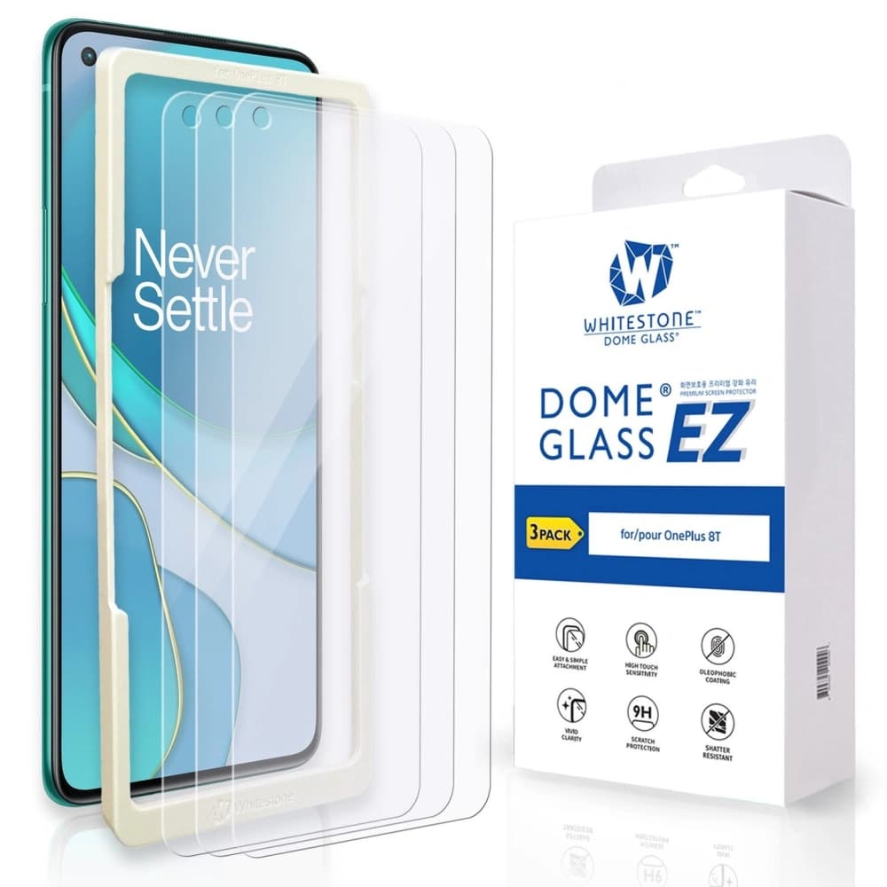 Sklo tvrzené Whitestone EZ Glass OnePlus 8T [3 PACK] - 1