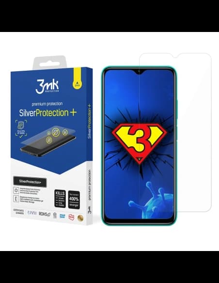 Antimikrobiális védőfólia 3MK Silver Protect+ Redmi 9T