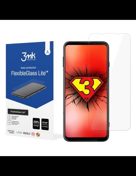 3MK Xiaomi Hybridglas FlexibleGlass Lite Schwarzer Hai 3