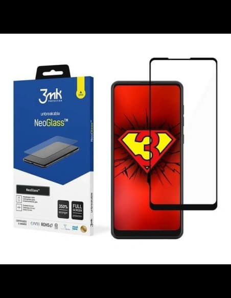 3MK Samsung Schutzglas NeoGlass Galaxy A21s schwarz