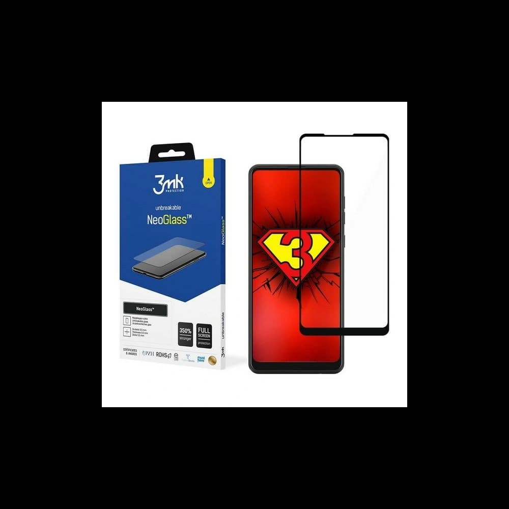 Sticlă protectoare 3MK NeoGlass Samsung Galaxy A21s neagră - 1