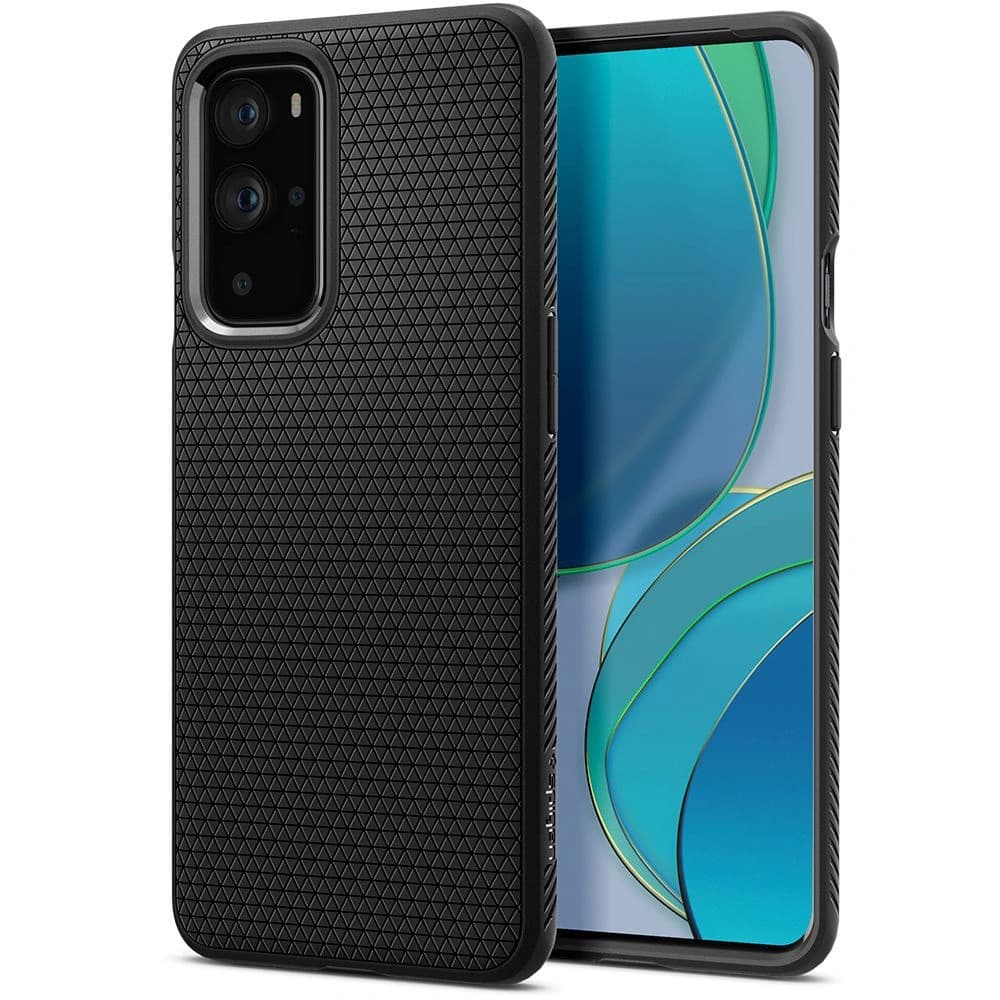 Etui Spigen Liquid Air OnePlus 9 Pro Matná Černá - 1