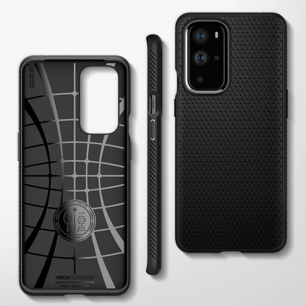 Etui Spigen Liquid Air OnePlus 9 Pro Matná Černá - 3