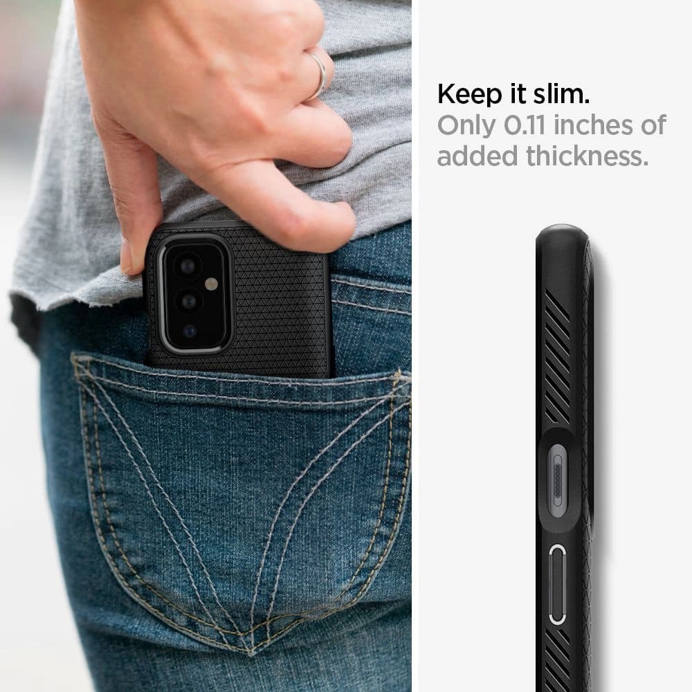 Etui Spigen Liquid Air OnePlus 9 Matně černé - 5