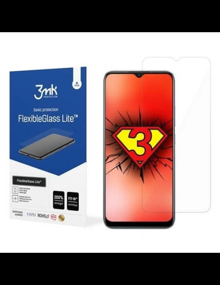 Hibrid üveg 3MK FlexibleGlass Lite Realme C21