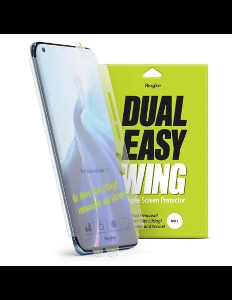 Ringke Xiaomi Hydrogel-Folie Dual Easy Wing Full Cover Mi 11 [2 PACK]