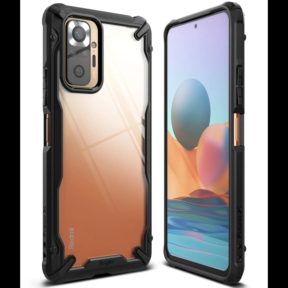 Ringke Tasche Fusion-X Redmi Note 10 Pro Schwarz