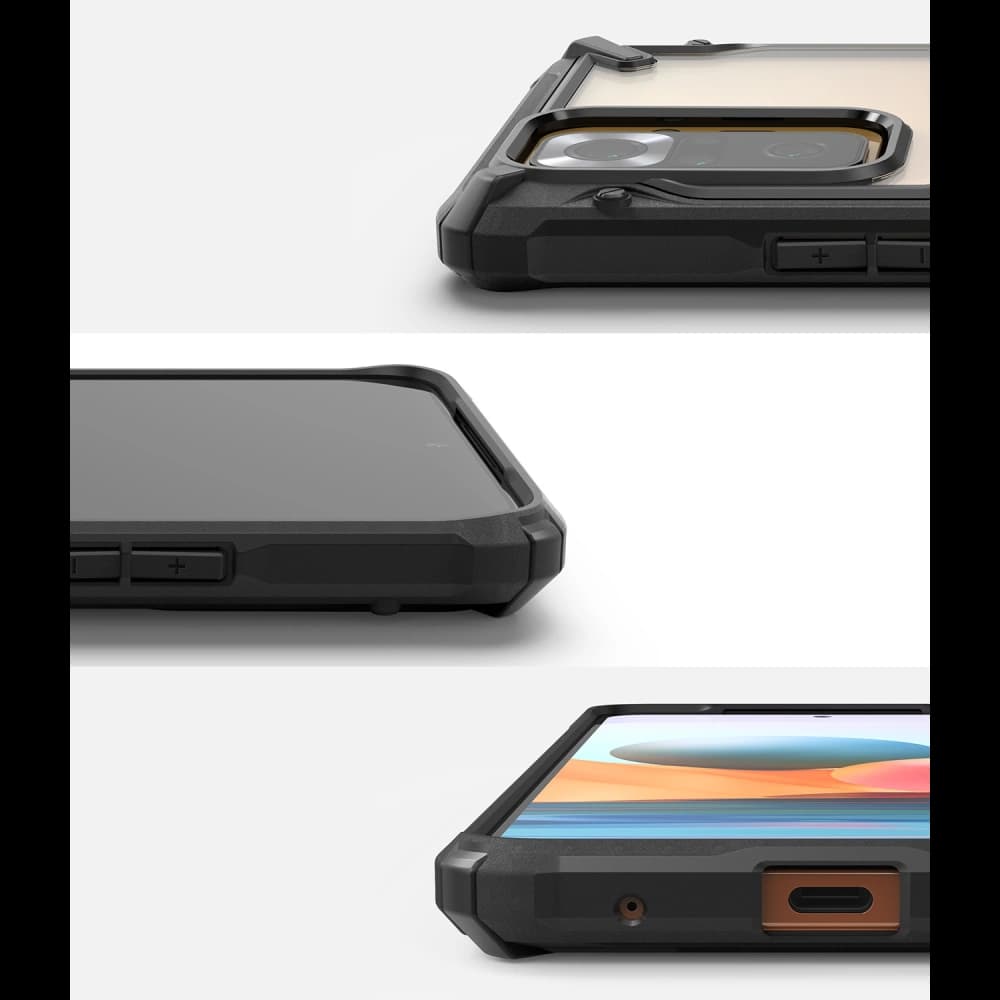 Ringke Tasche Fusion-X Redmi Note 10 Pro Schwarz - 5