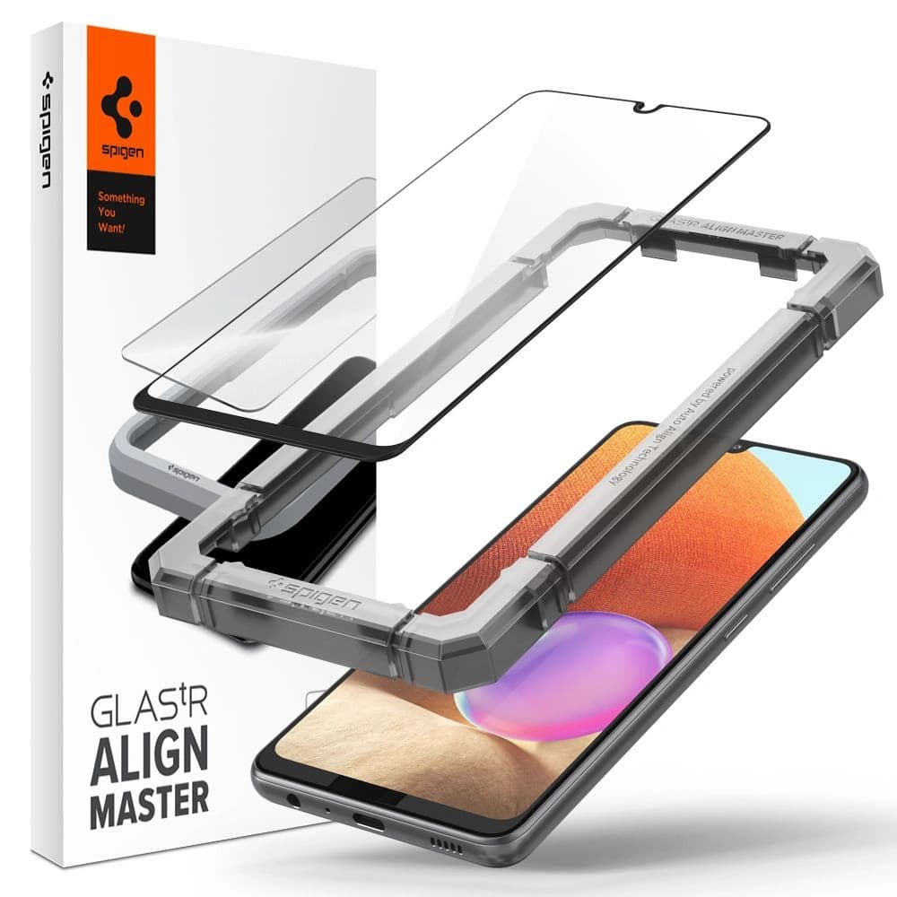 Spigen GLAS.tR AlignMaster Samsung Galaxy A32 LTE/4G Black