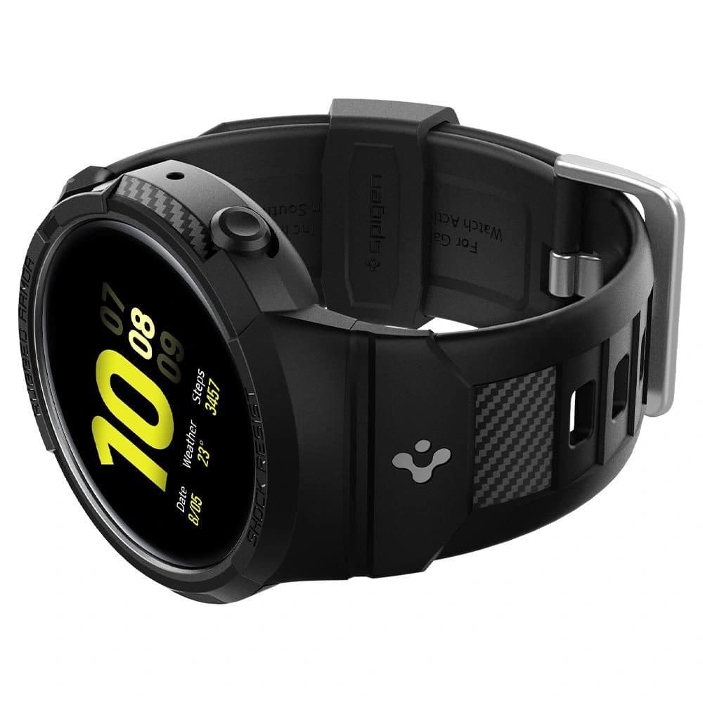 Spigen Rugged Armor Pro Samsung Galaxy Watch Active 2 44mm Matte Black - 8