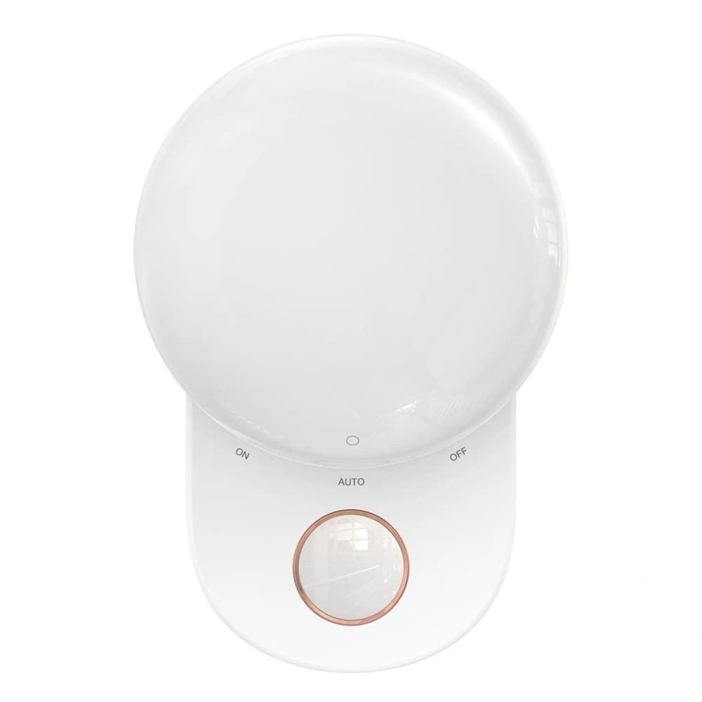 Baseus Nachtlicht Vollmond, mit Bewegungs- und Dämmerungssensor (weiß) - 1