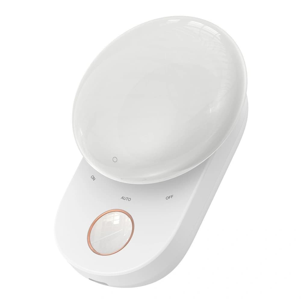 Baseus Nachtlicht Vollmond, mit Bewegungs- und Dämmerungssensor (weiß) - 4