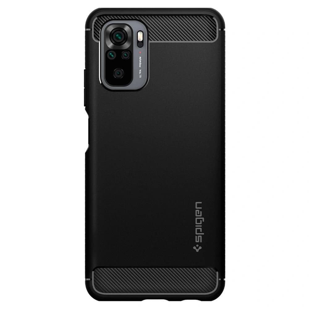 Spigen Gehäuse Rugged Armor Redmi Note 10/10S Mattschwarz - 2