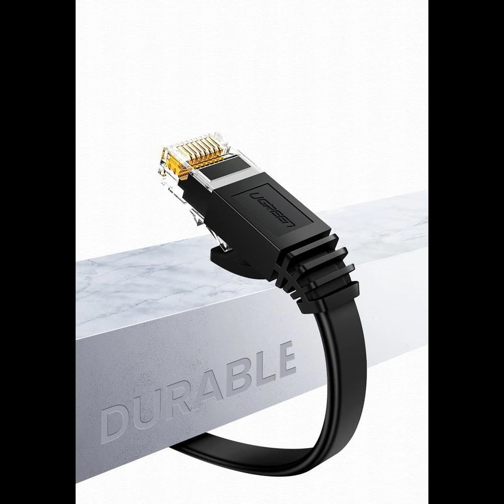 UGREEN internetkábel Ethernet patchcord RJ45 Cat 6 UTP 1000Mbps 20m fekete (20166) - 8