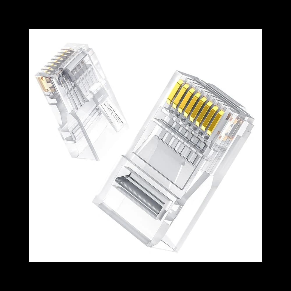 Ugreen 10x plug connector RJ45 8P8C Cat 6 transparent (50961) - 5