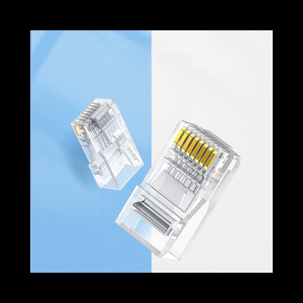 Ugreen 10x plug connector RJ45 8P8C Cat 6 transparent (50961) - 7