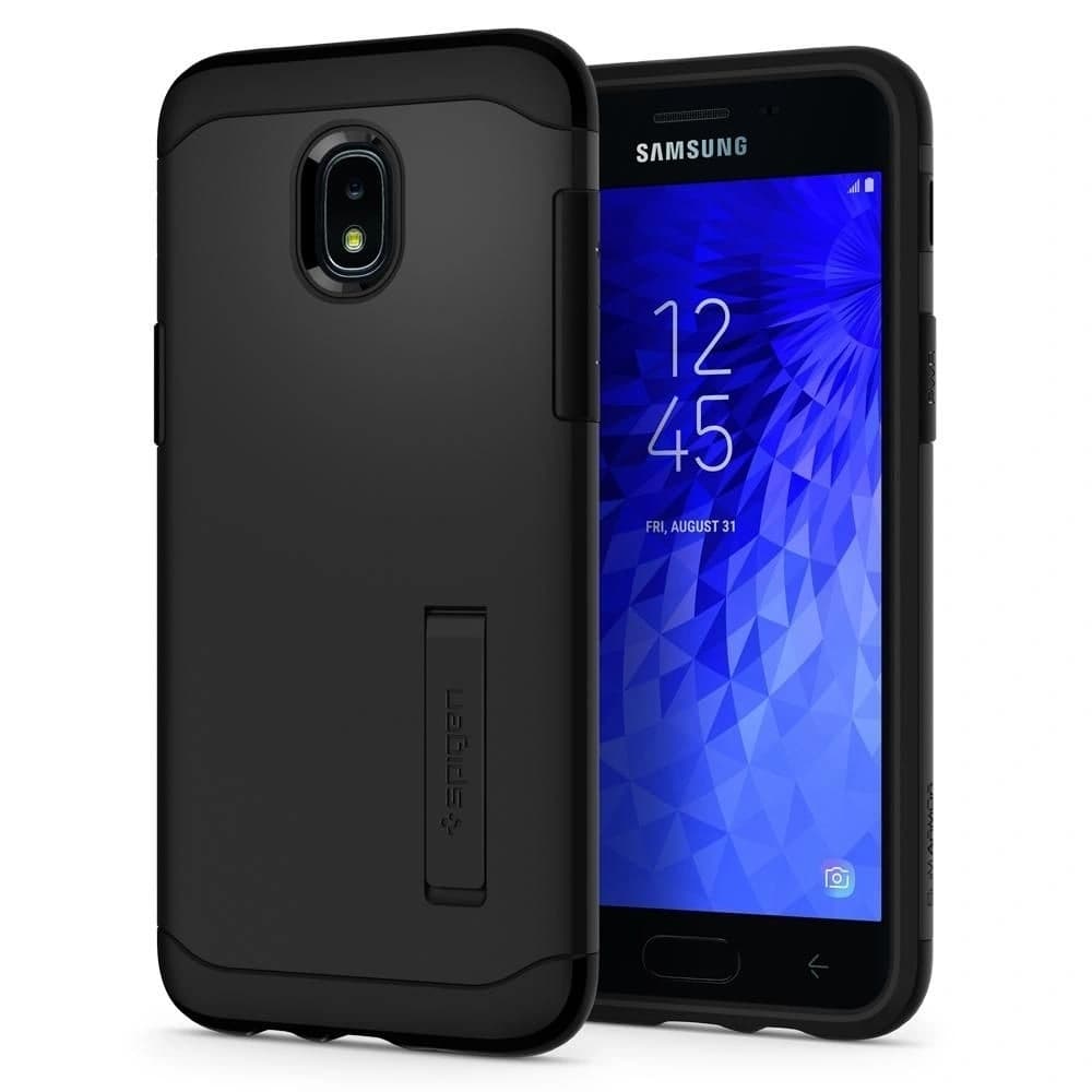 Etui Spigen Slim Armor Samsung Galaxy J3 2018 Černá - 1