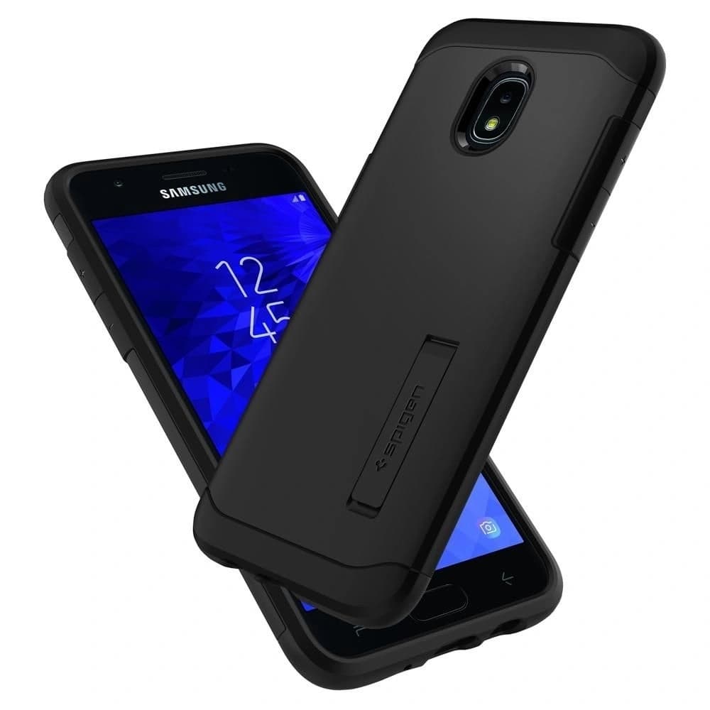 Etui Spigen Slim Armor Samsung Galaxy J3 2018 Černá - 2