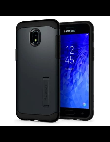 Case Spigen Slim Armor Samsung Galaxy J3 2018 Metall-Schiefer